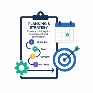 step 2 image showing planning and strategy