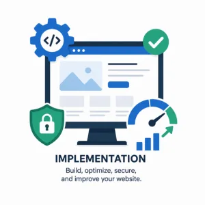step 3 image showing implementation of plan