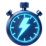 stop watch with flash