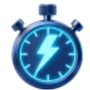 stop watch with flash
